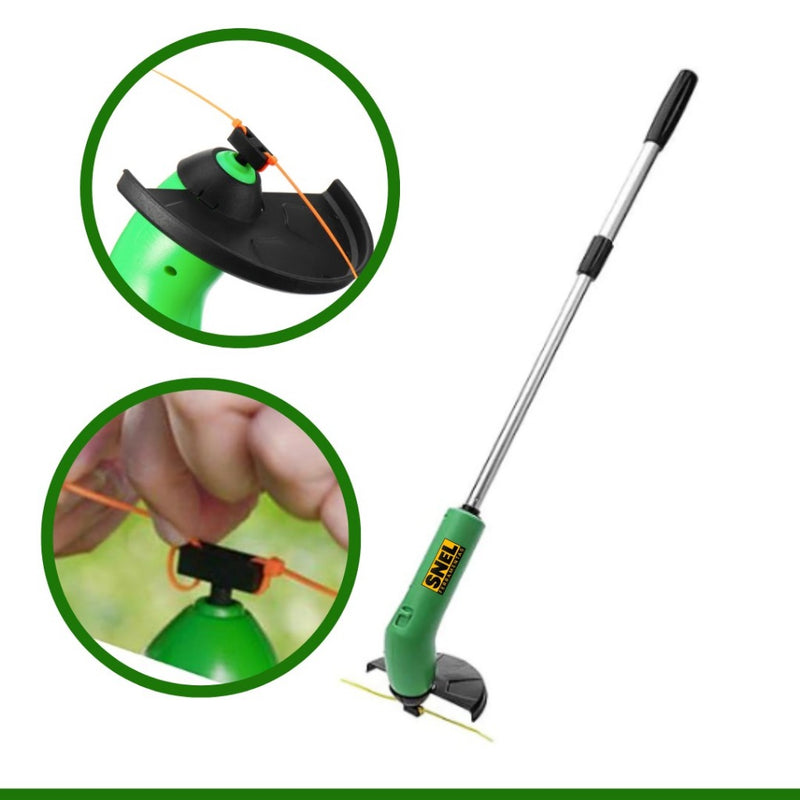 Aparador De Grama Eletrico Fio De Nylon Portatil Sn13 Snel Ferramentas