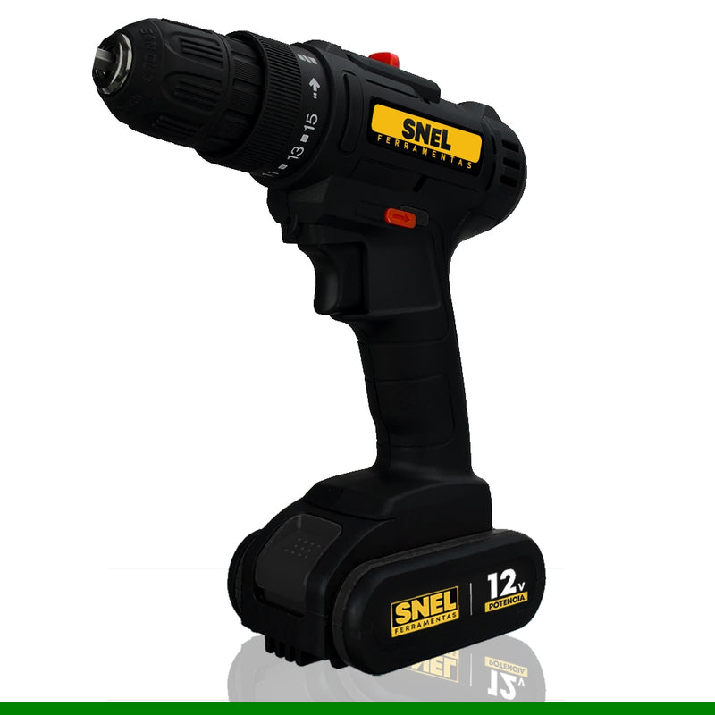 Parafusadeira 12V Bateria Quadrada Sn25 Snel Ferramentas