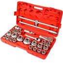 Jogo De Soquete 3/4" 21- 65 Mm 26 Peças Caixa Plastica