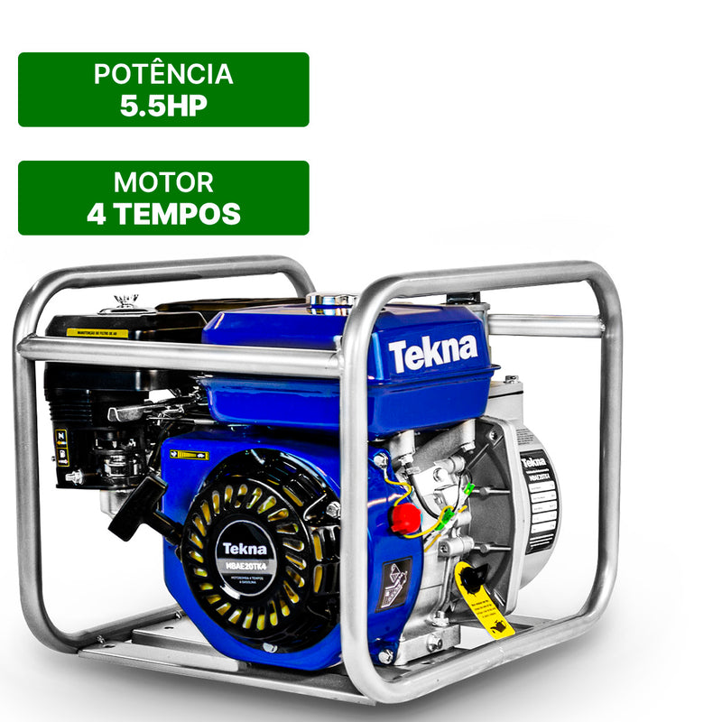 Motobomba A Gasolina Portátil 4 Tempos 163Cc
