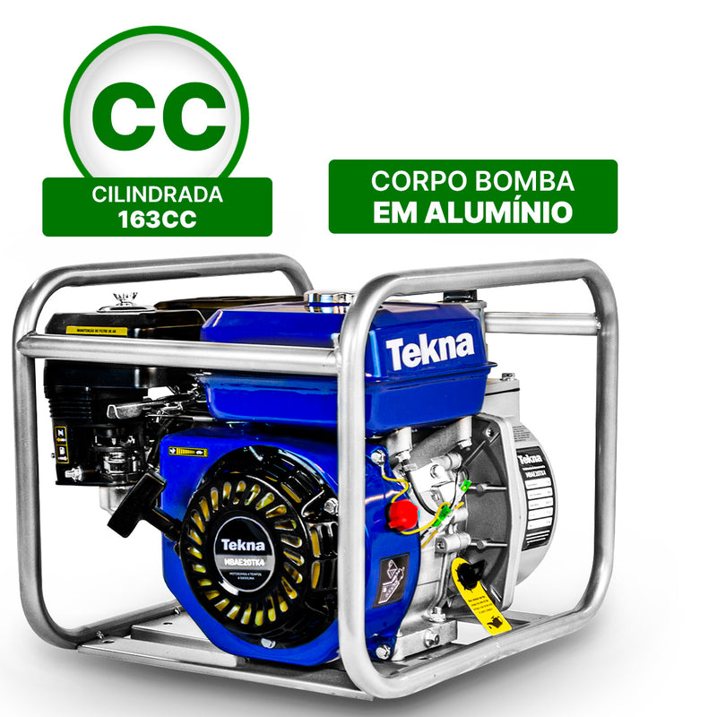 Motobomba A Gasolina Portátil 4 Tempos 163Cc
