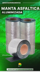 Manta Asfaltica Fita Vedatudo Autoadesiva Impermeabilizadora Aluminizada