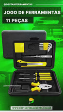 Kit de Ferramentas Profissional 11 Peças Titanium