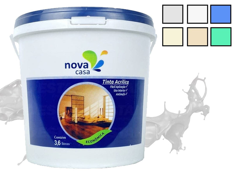 TINTA ACR NOVA CASA BALDE 3,6LT Destak Ferramentas