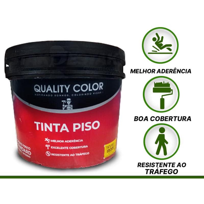 TINTA PISO STANDARD QUALITY 16 LT Destak Ferramentas