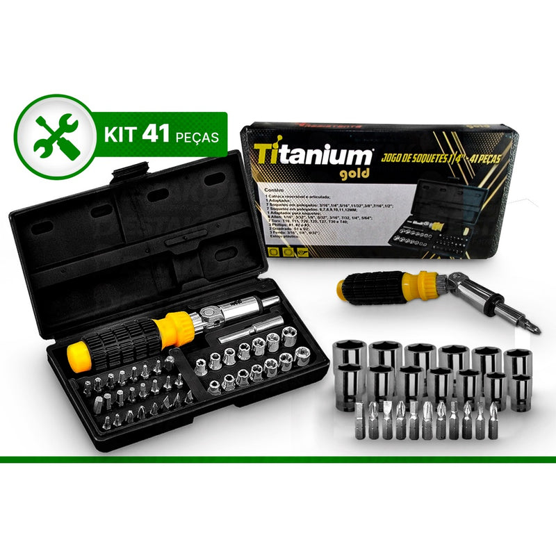 Kit 200 Peças Ferramentas Com Maleta + 40 Peças