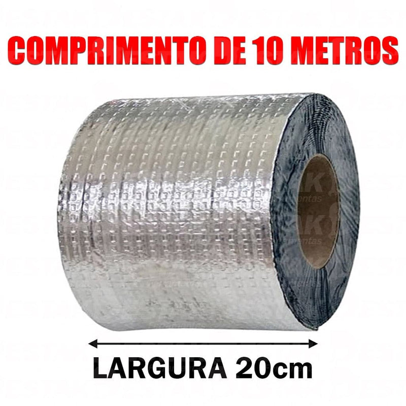 MANTA ASFALTICA ALUMINIZADA 20CM Destak Ferramentas