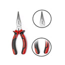 Alicate Bico Meia-Cana Reto Níckel 6” 160mm