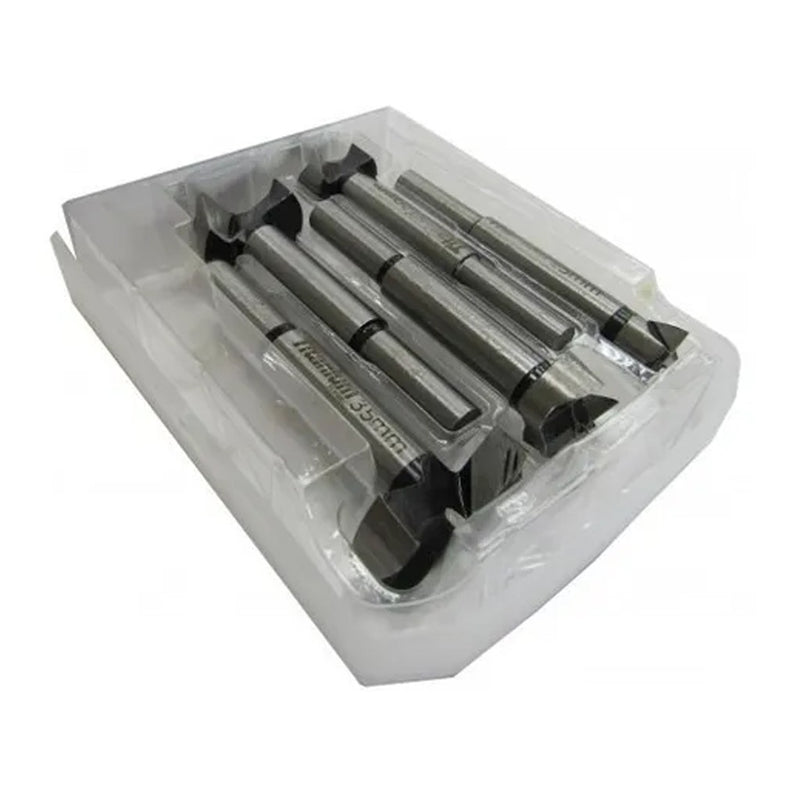 Kit Jogo Fresas Brocas Madeira Tipo Forstner 10 - 35MM Marcenarias Ref. 7044055