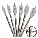 JOGO COM 6 BROCAS CHATAS P/ MADEIRA TITANIUM Destak Ferramentas