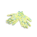 Luvas Poliester Latex Estampada Multiuso Para Jardinagem