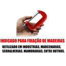 JOGO DE GRAMPOS TIPO C 25-50-75MM SPARTA Destak Ferramentas