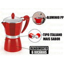 Cafeteira Italiana 6 Xícaras Aluminio Hauskraft