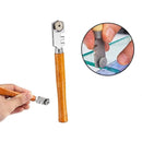 CORTADOR DE VIDRO (6 RODAS) CABO DE MADEIRA SPARTA Destak Ferramentas