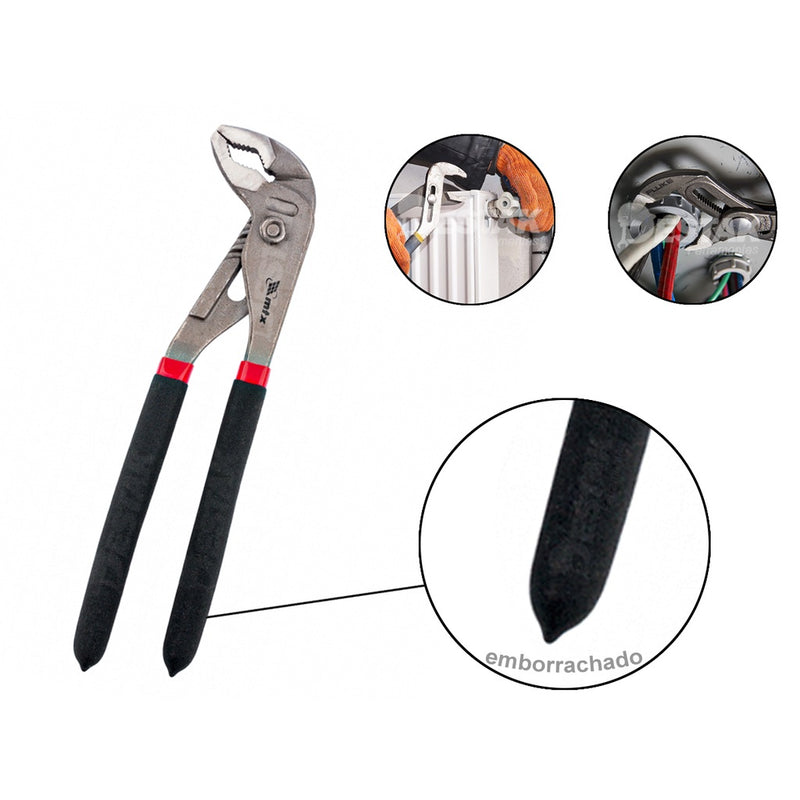Alicate bomba d´água 10" 250mm cabo pvc sparta