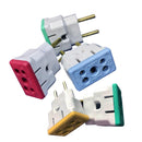 Adaptador Tomada Bob Colorido Benjamin Plug T
