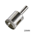 Broca Serra Copo Diamantada 6mm ao 35mm Porcelanato Vidro Cerâmica