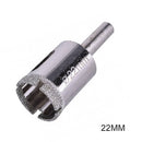 Broca Serra Copo Diamantada 6mm ao 35mm Porcelanato Vidro Cerâmica