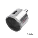 Broca Serra Copo Diamantada 6mm ao 35mm Porcelanato Vidro Cerâmica