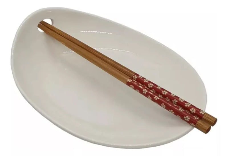 Prato Porcelana C Hashi