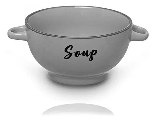 Bowl Soup Cinza 720Ml