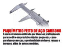 PAQUIMETRO UNIVERSAL METALICO 200MM Destak Ferramentas