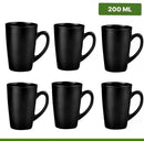 Jogo De 6 Canecas Cusco Em Vidro Para Bebidas 200ml