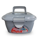 Maleta Plástica Multiuso Reforçada Resistente Para Maquiagem Esmaltes