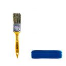 Pincel Trincha Cerdas Gris Para Pintura Com Cabo amarelo 1/2" à 4" Compel