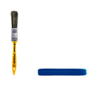 Pincel Trincha Cerdas Gris Para Pintura Com Cabo amarelo 1/2" à 4" Compel