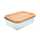 Pote Hermético 370ml a 1,150L Com Tampa Bambú Hauskraft