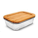 Pote Hermético 370ml a 1,150L Com Tampa Bambú Hauskraft