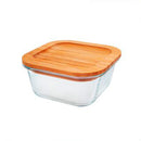 Pote Hermético 370ml a 1,150L Com Tampa Bambú Hauskraft