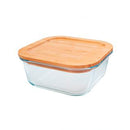 Pote Hermético 370ml a 1,150L Com Tampa Bambú Hauskraft