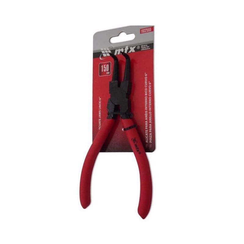 Alicate P/ Aneis Internos Bico Curvo 6" 150mm Mtx