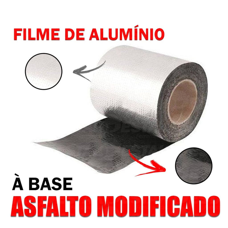 MANTA ASFALTICA ALUMINIZADA 45CM Destak Ferramentas