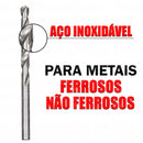 Broca De Aco Rapido Metal 3,0mm Polida Mtx