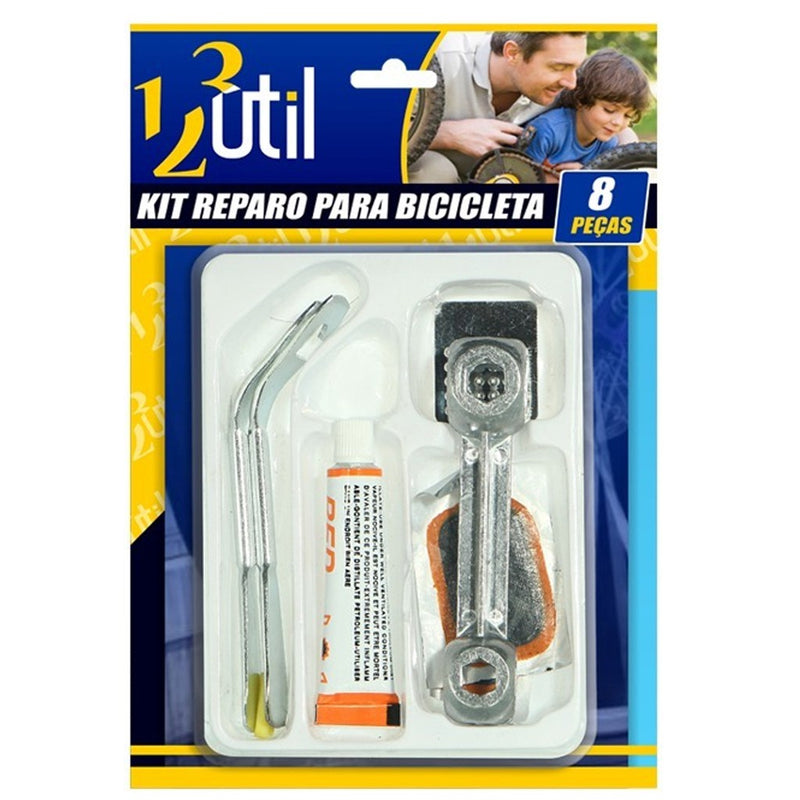 Conjunto P/ Reparo De Pneus 8 Pçs 123Util
