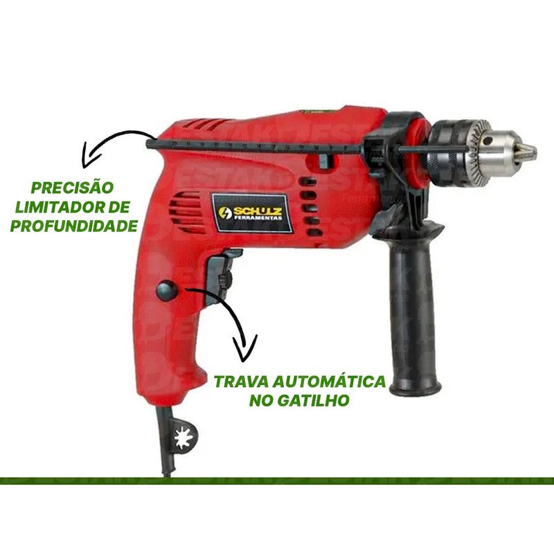 Kit Furadeira Schulz 220v + 41 Peças