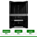 Suporte Grande Para Utilidades Preto