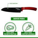 JOGO DE FACAS 5 PEÇAS VERMELHO PREMIUM Destak Ferramentas