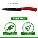 JOGO DE FACAS 5 PEÇAS VERMELHO PREMIUM Destak Ferramentas