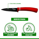 JOGO DE FACAS 5 PEÇAS VERMELHO PREMIUM Destak Ferramentas