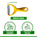 JOGO DE FACAS 6 PEÇAS AMARELO PREMIUM Destak Ferramentas