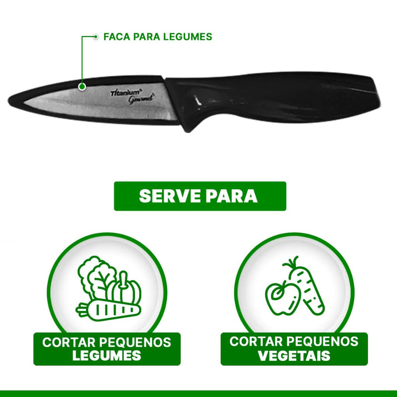 JOGO DE FACAS 3 PEÇAS PRIME Destak Ferramentas