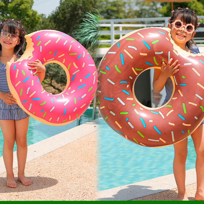 Kit Boia Inflavel 90Cm Rosquinha Marrom e Rosquinha Rosa