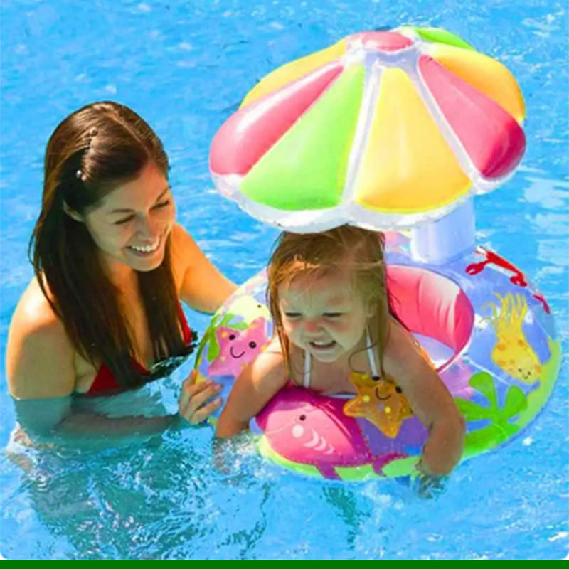 Boia Inflavel Infantil Com Cobertura Cogumelo Snel