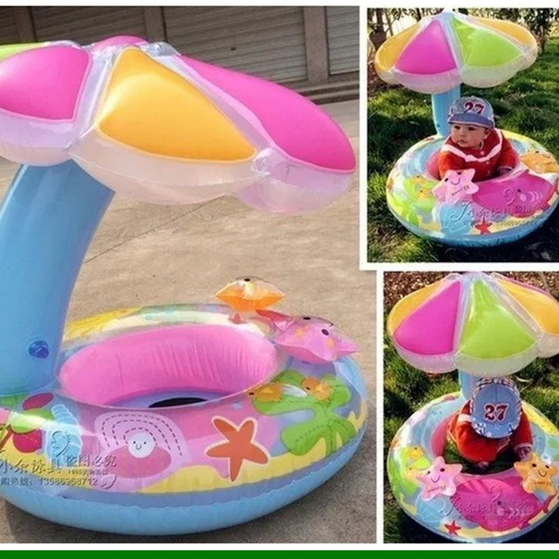 Boia Inflavel Infantil Com Cobertura Cogumelo Snel