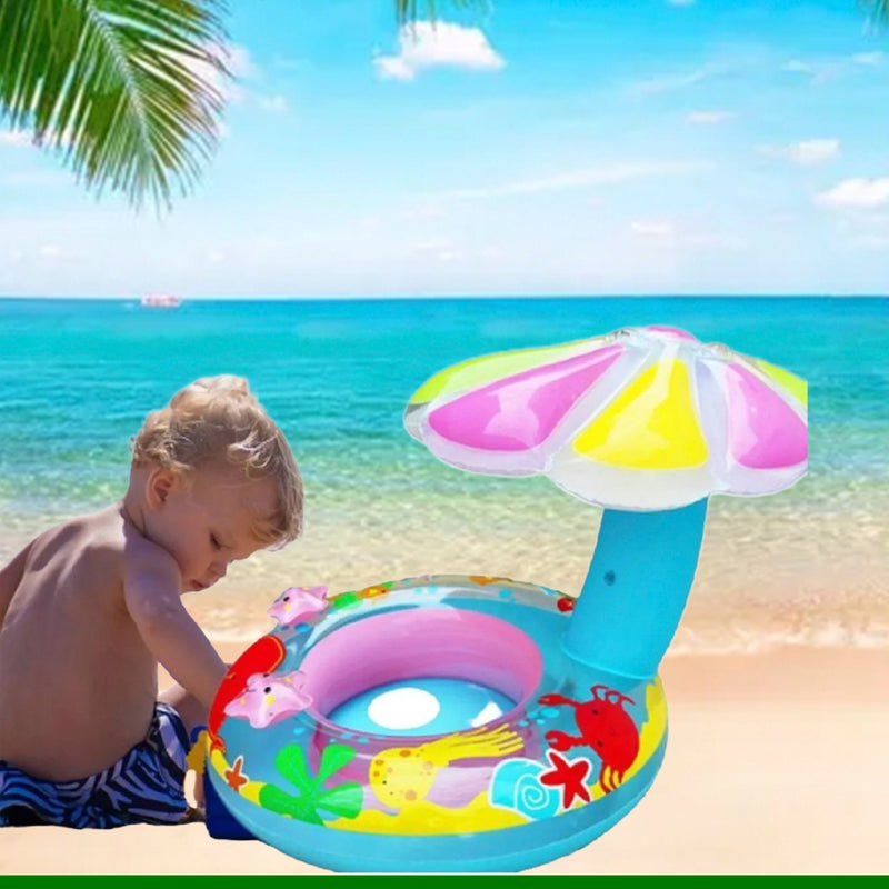 Boia Inflavel Infantil Com Cobertura Cogumelo Snel