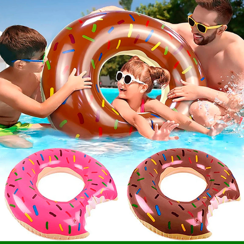 Kit Boia Inflavel 70Cm Rosquinha Marrom e Rosquinha Rosa